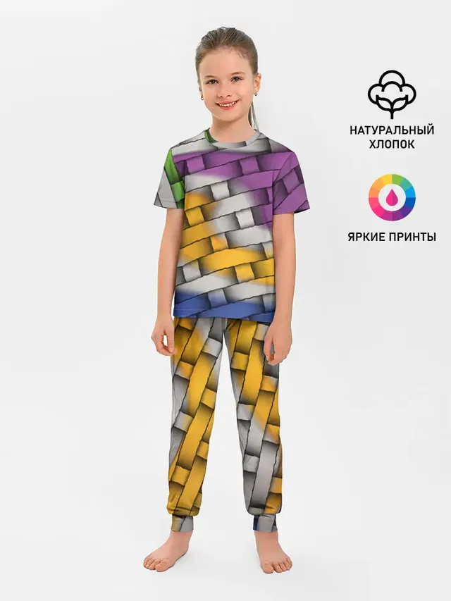 Детская пижама с брюками