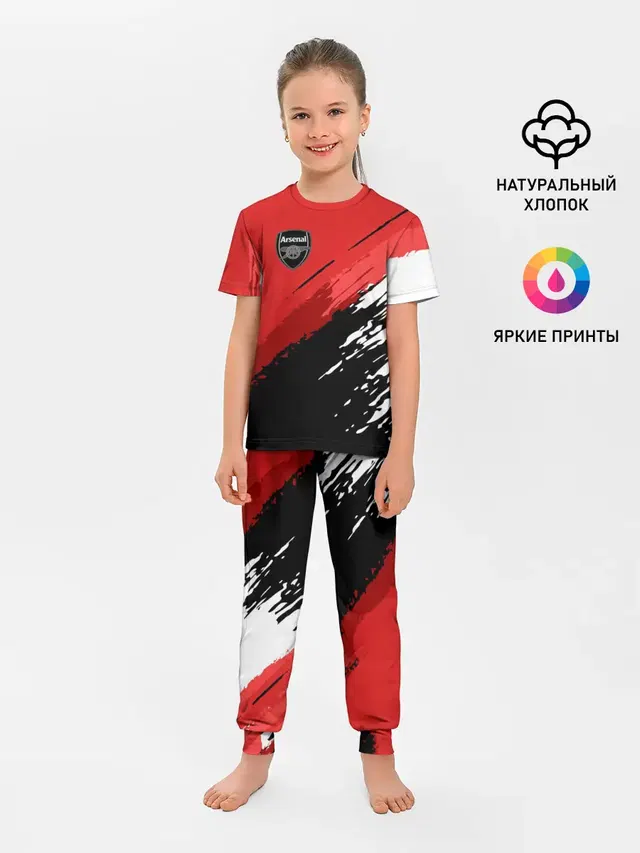 Детская пижама с брюками с принтом «Арсенал — Arsenal 2018 Original»