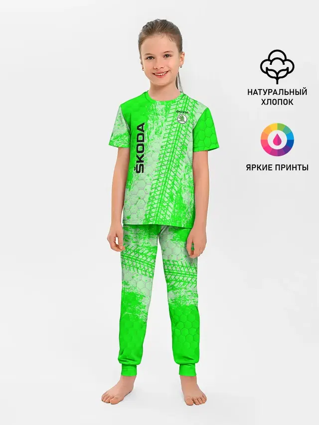 Детская пижама с брюками