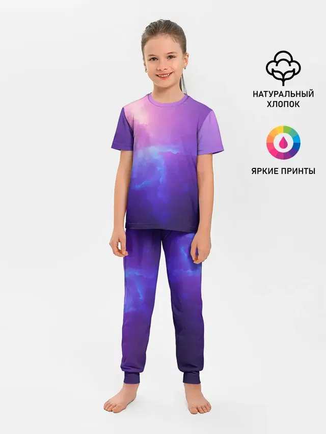 Детская пижама с брюками