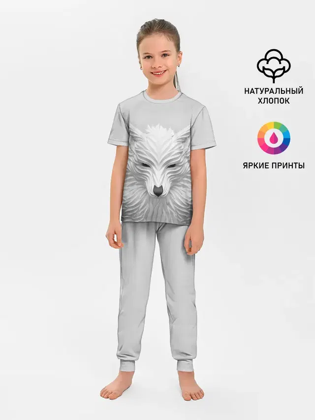 Детская пижама с брюками