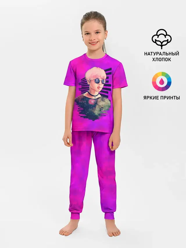 Детская пижама с брюками
