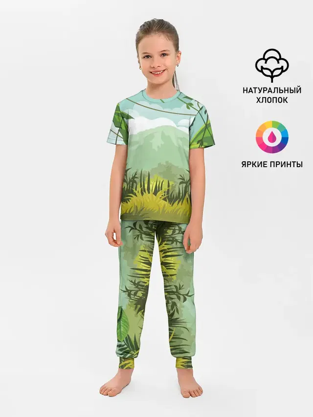 Детская пижама с брюками