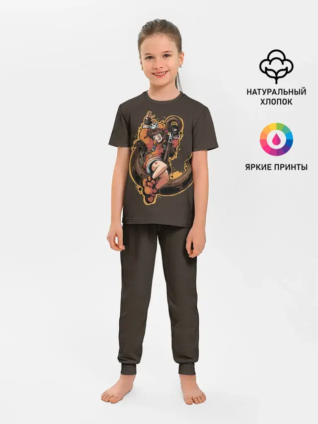 Детская пижама с брюками