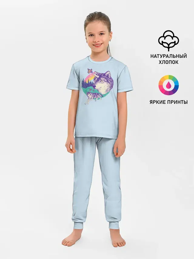 Детская пижама с брюками