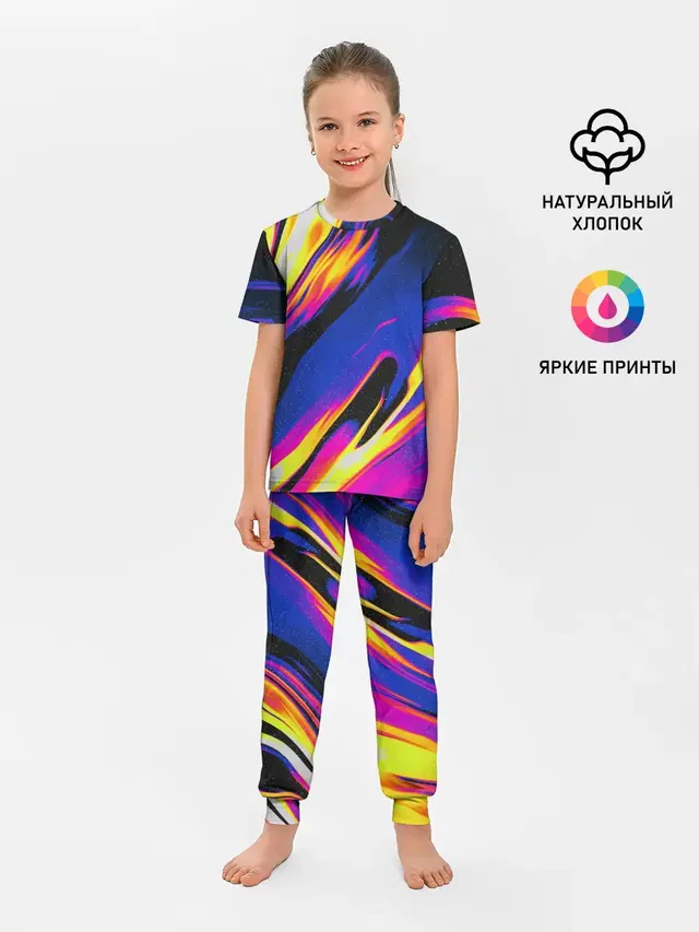 Детская пижама с брюками