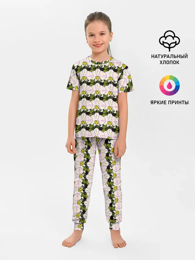 Детская пижама с брюками