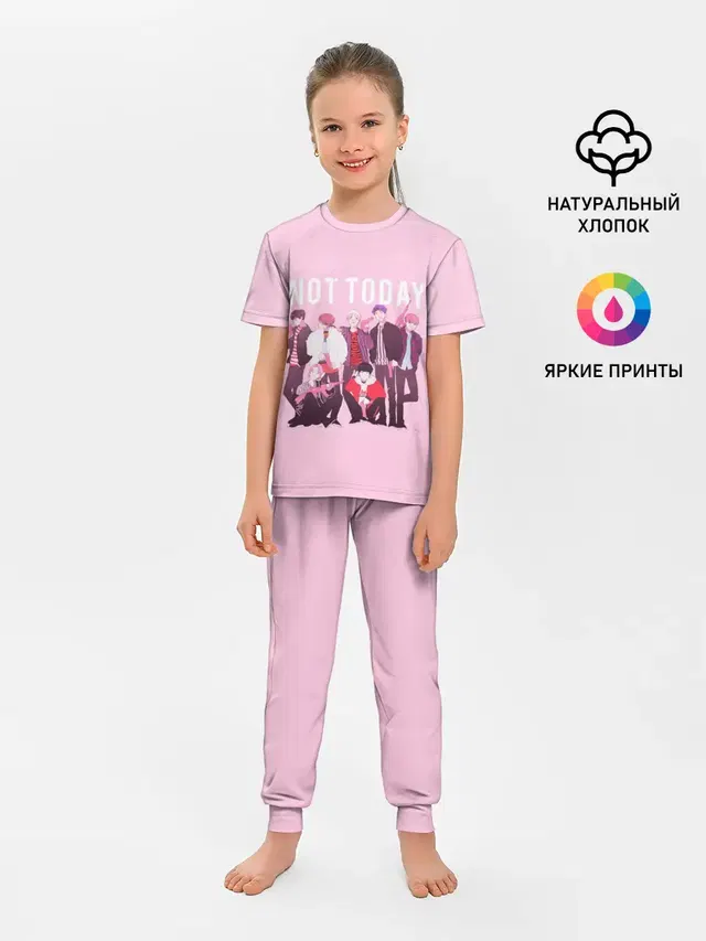 Детская пижама с брюками