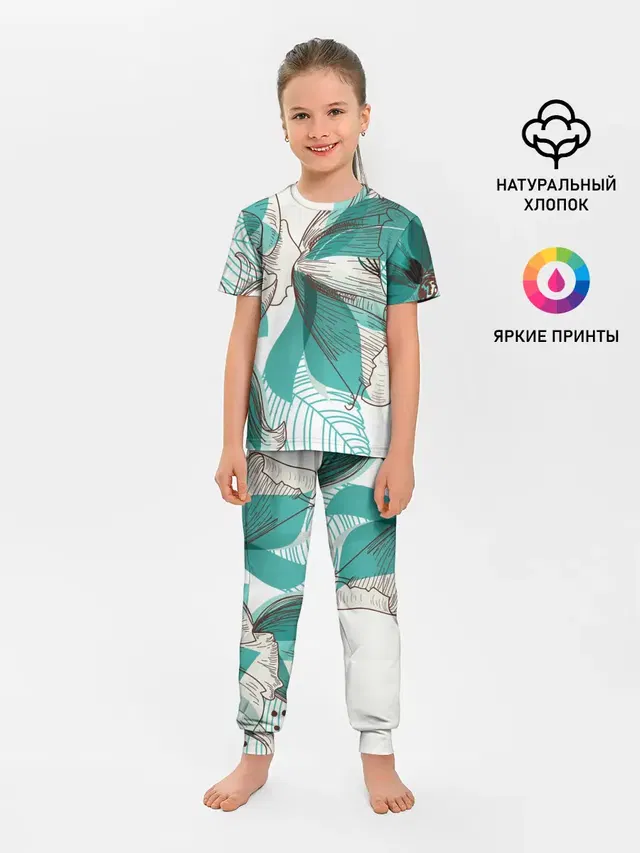 Детская пижама с брюками