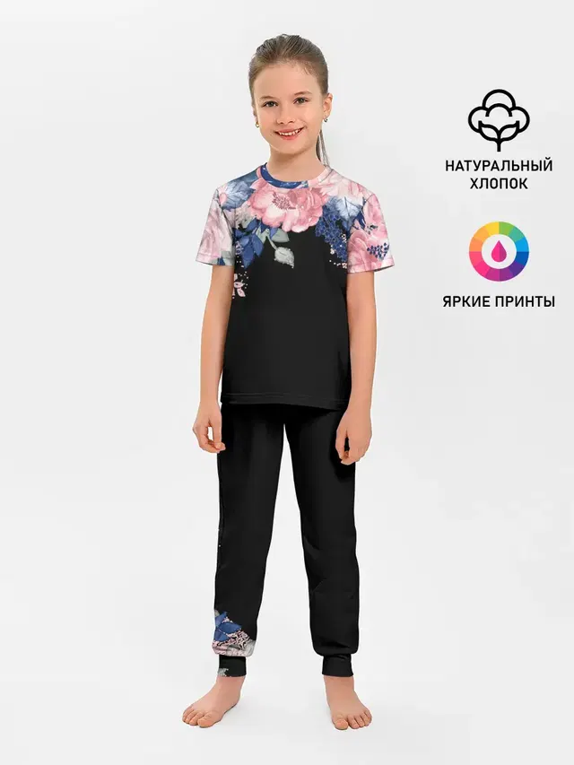 Детская пижама с брюками