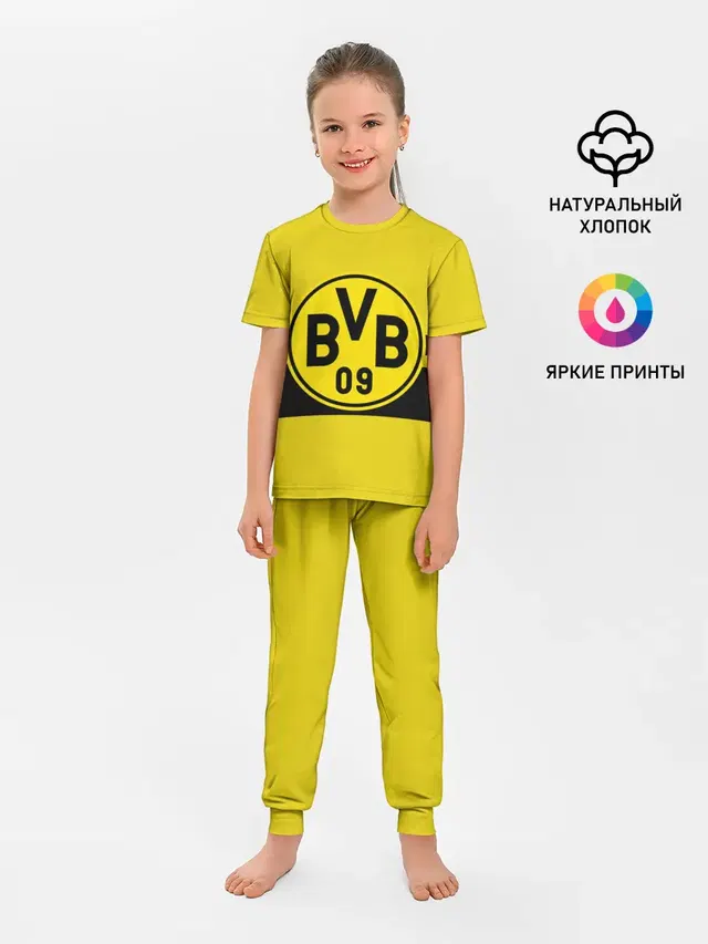 Детская пижама с брюками с принтом «Borussia — BORUSSIA DORTMUND»