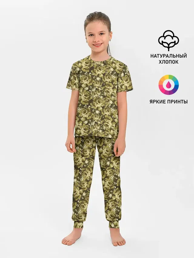 Золотой камуфляж из роз