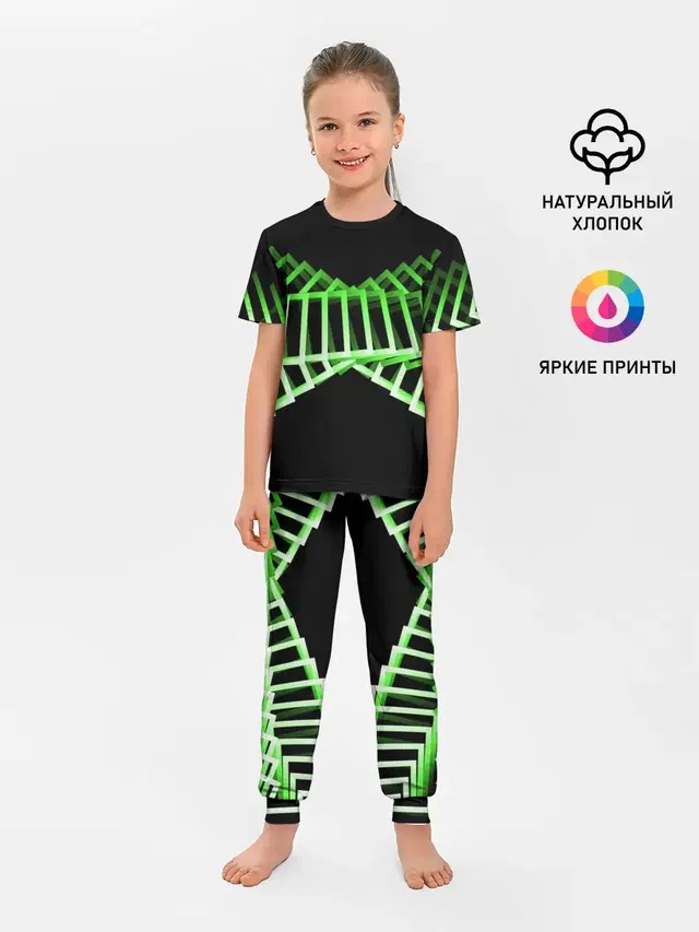Детская пижама с брюками