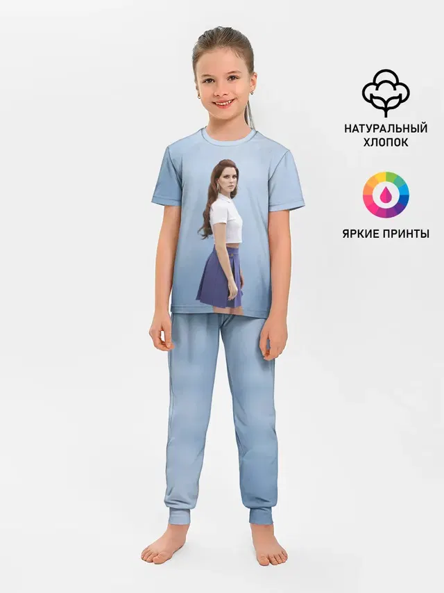 Детская пижама с брюками