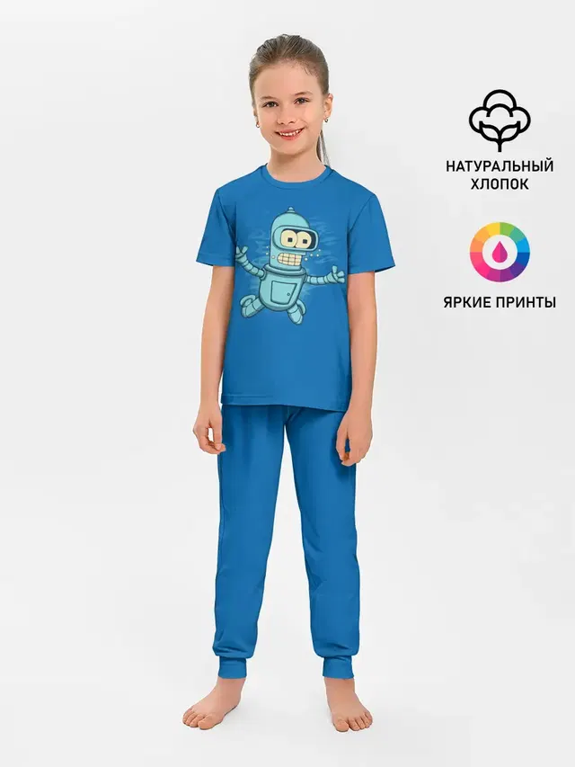 Детская пижама с брюками