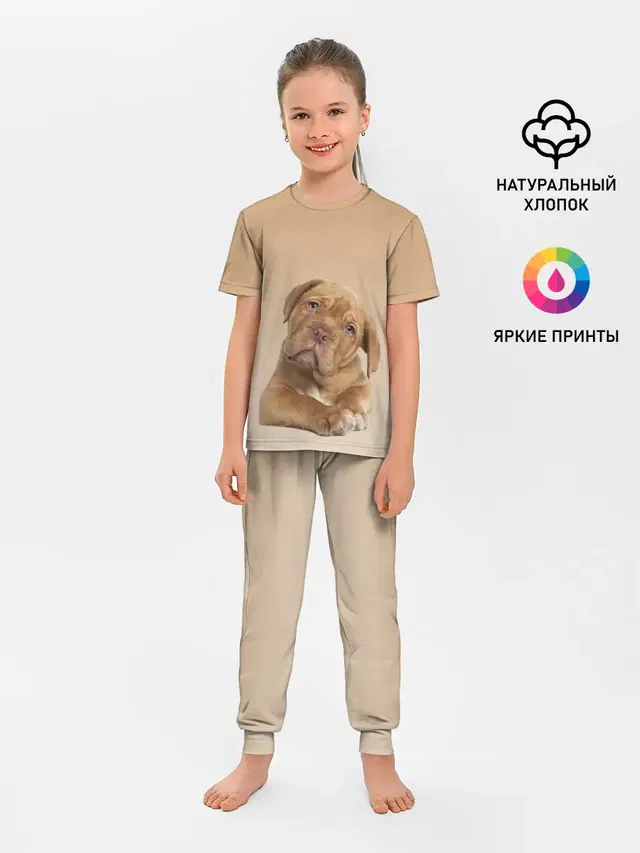 Детская пижама с брюками