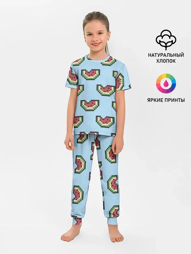 Пиксельный арбуз