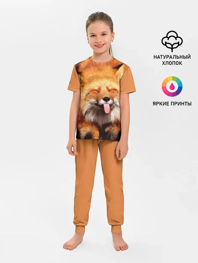Лиса с языком