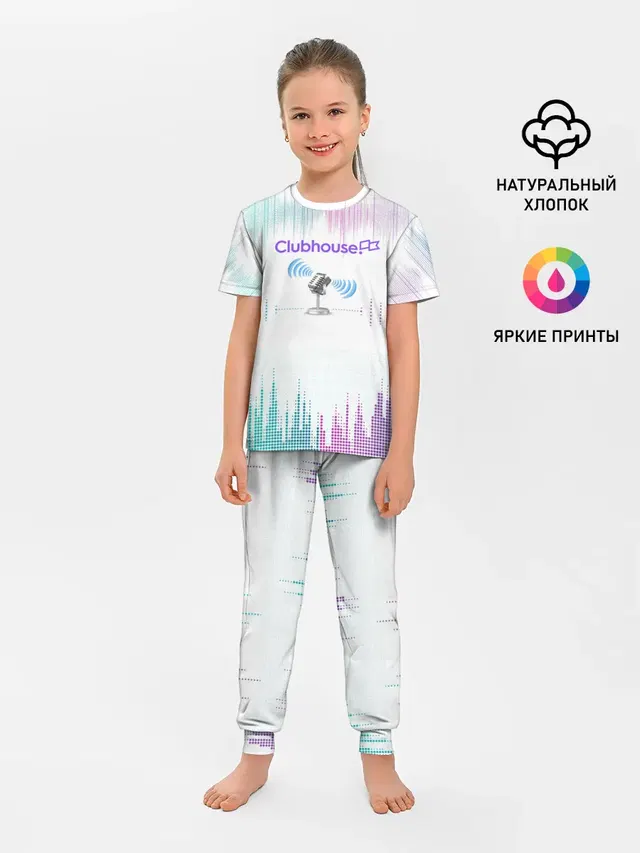 Детская пижама с брюками