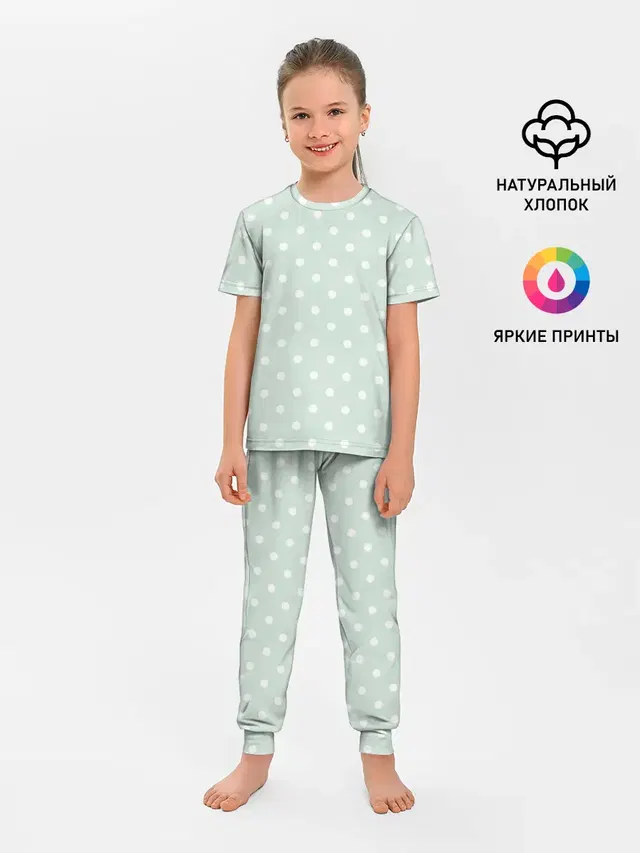 Детская пижама с брюками