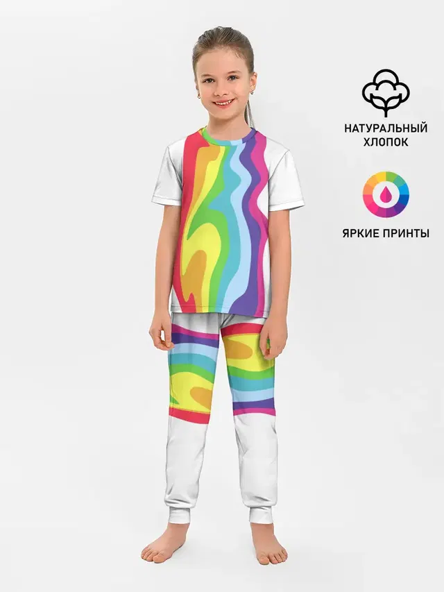 Детская пижама с брюками