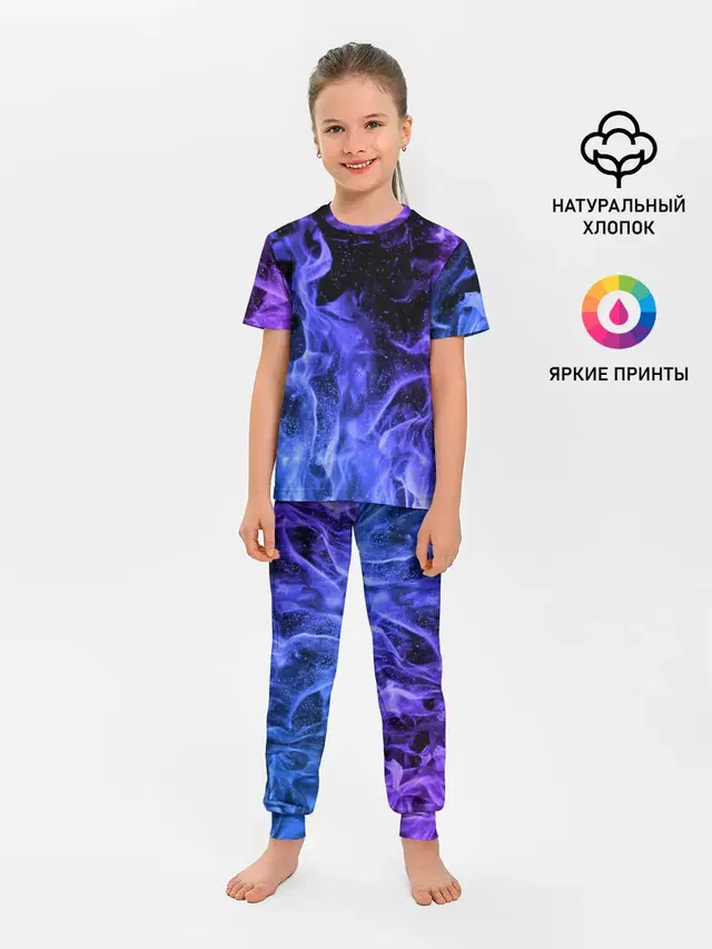 Детская пижама с брюками
