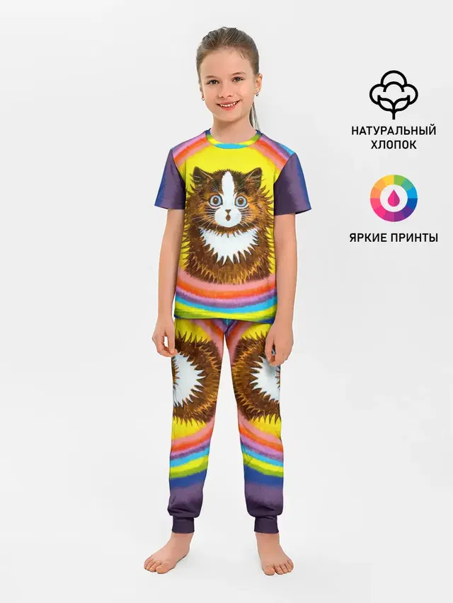 Радужный кот Луиса Уэйна