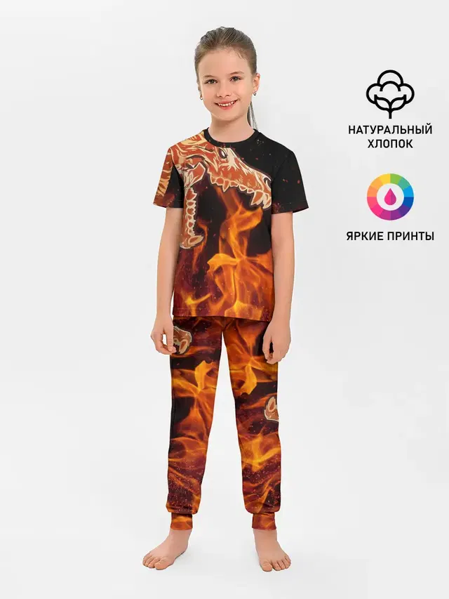 Детская пижама с брюками