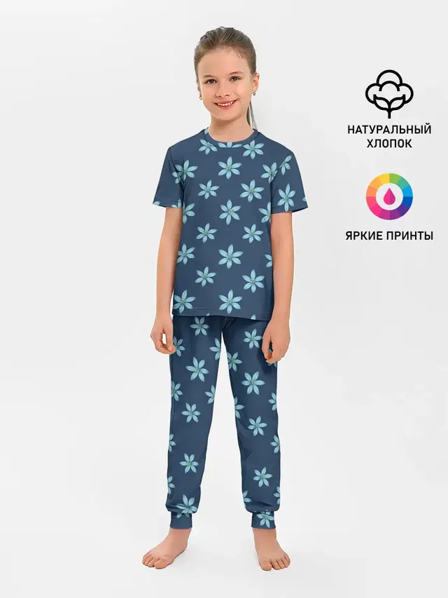 Детская пижама с брюками