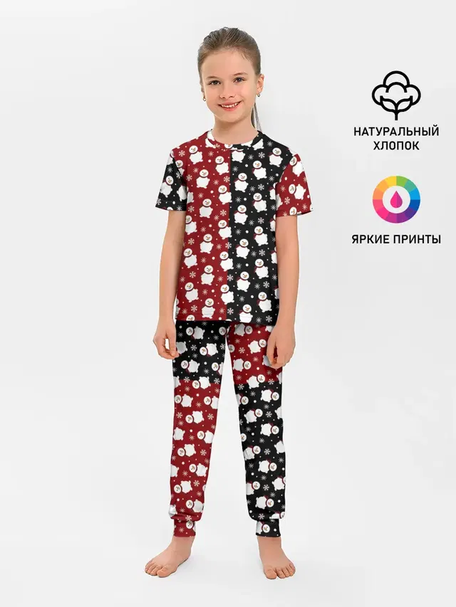 Снеговики, снежинки и снег