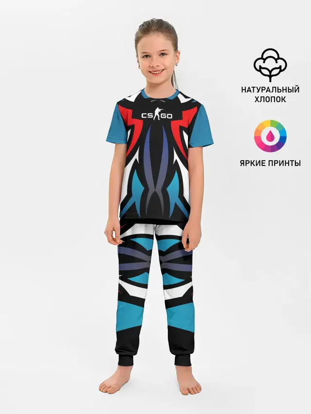 Детская пижама с брюками с принтом «Counter-Strike — Counter Strike Gaming Gear»