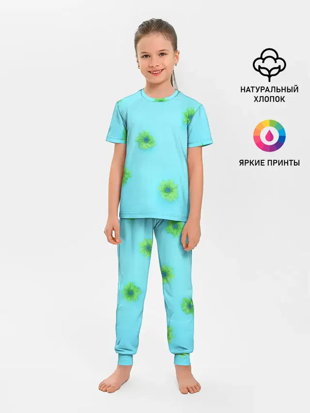 Детская пижама с брюками