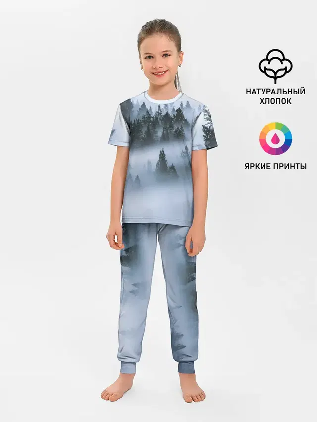 Детская пижама с брюками