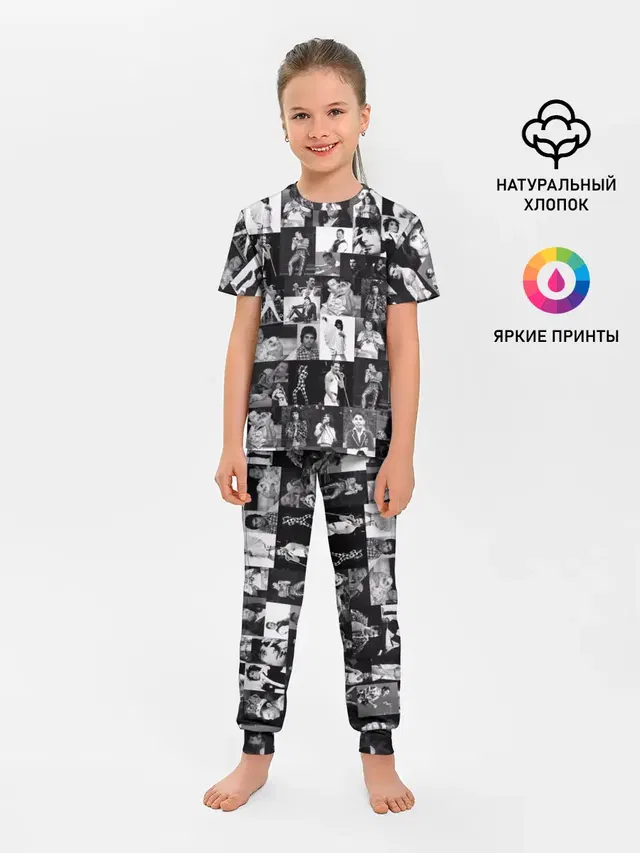 Детская пижама с брюками
