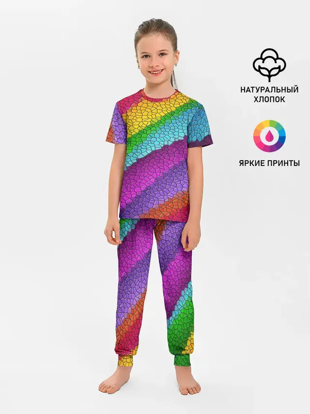 Детская пижама с брюками