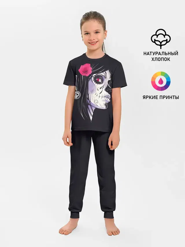 Детская пижама с брюками