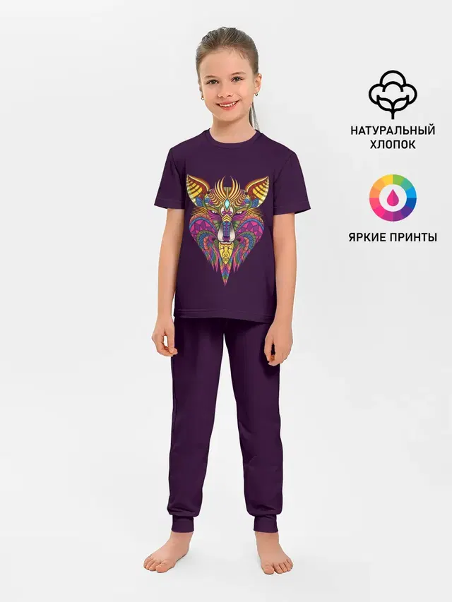 Детская пижама с брюками