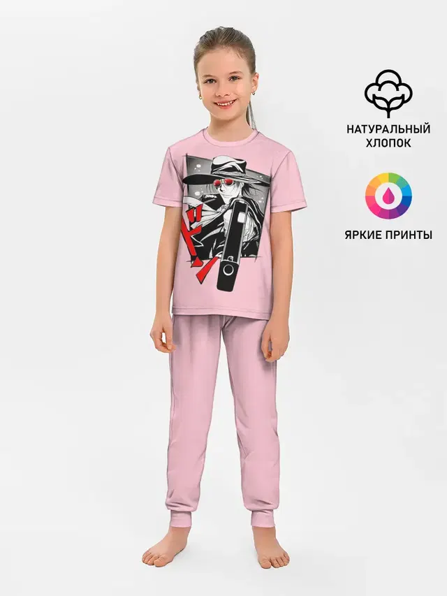 Детская пижама с брюками