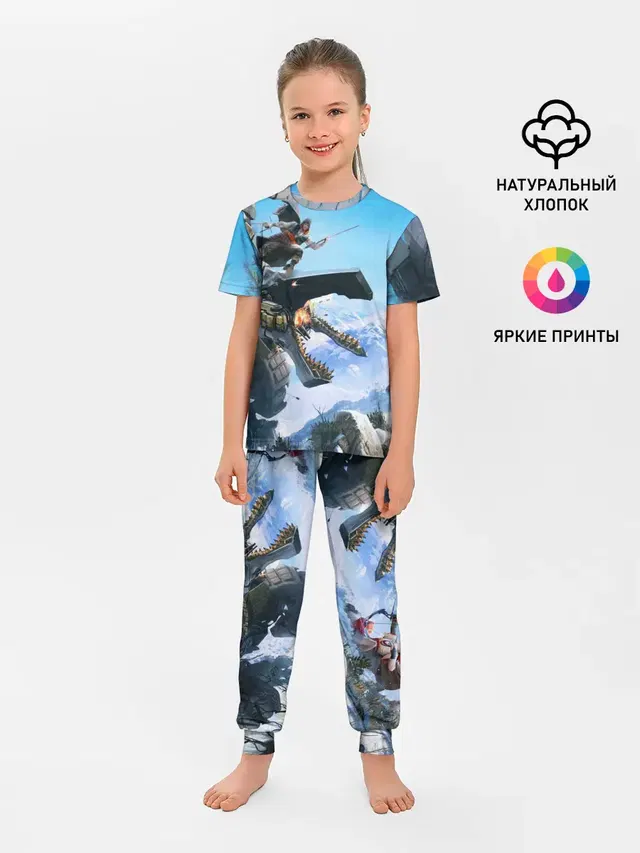 Детская пижама с брюками