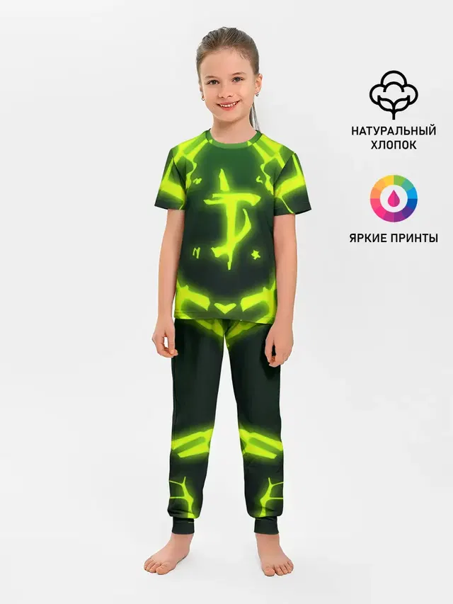 Детская пижама с брюками