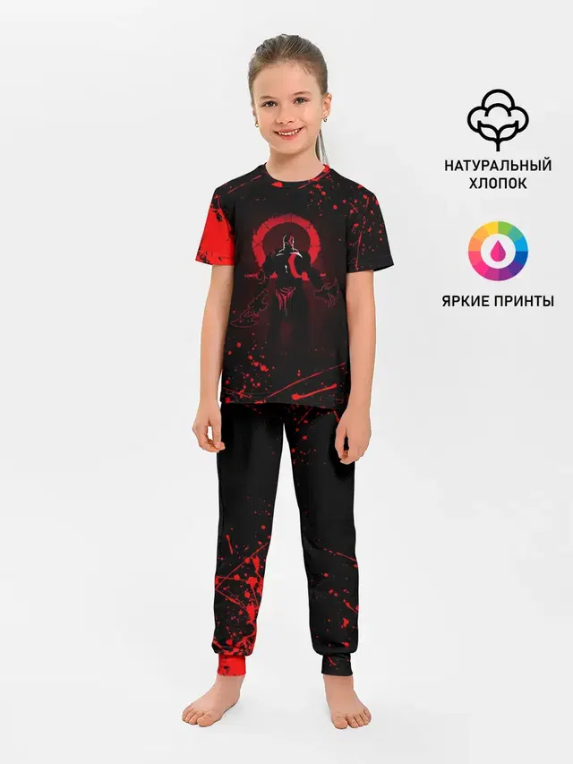 Детская пижама с брюками