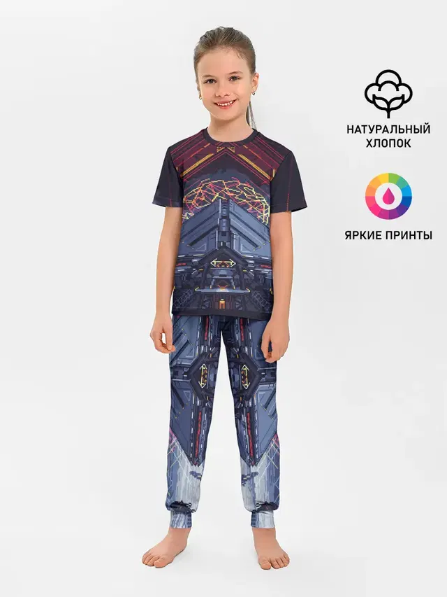 Детская пижама с брюками