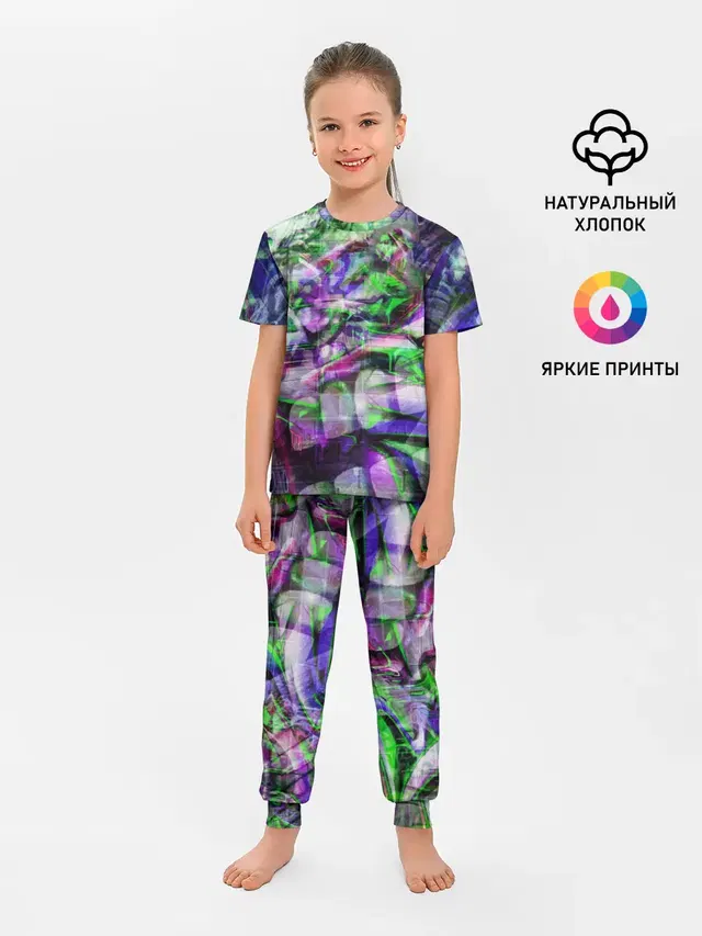 Детская пижама с брюками