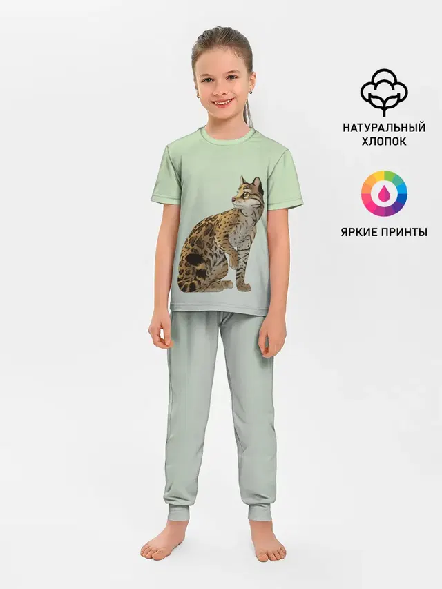 Детская пижама с брюками