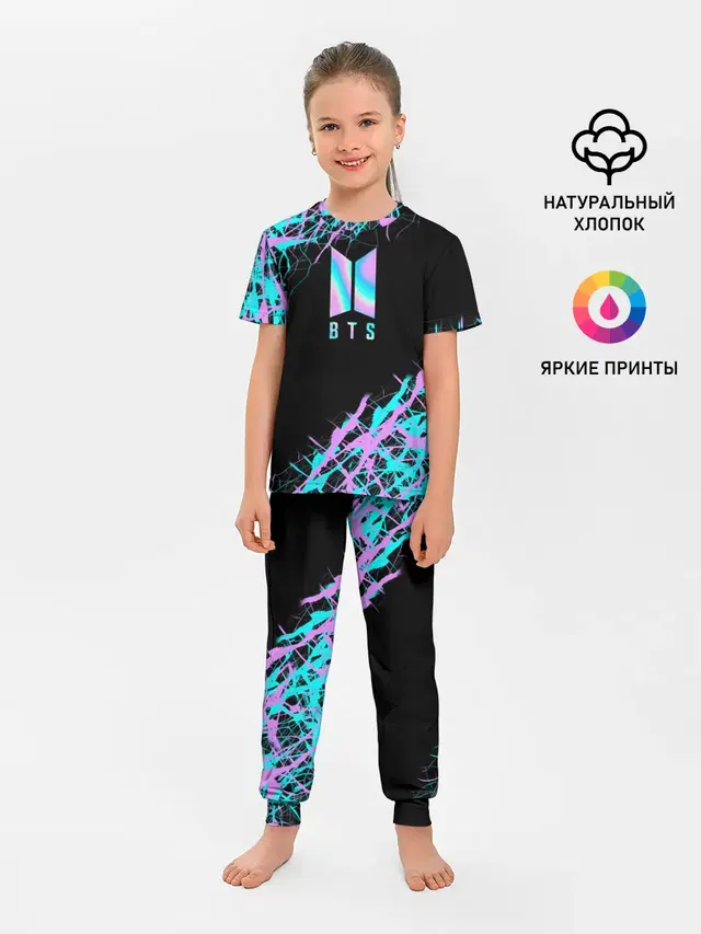 Детская пижама с брюками