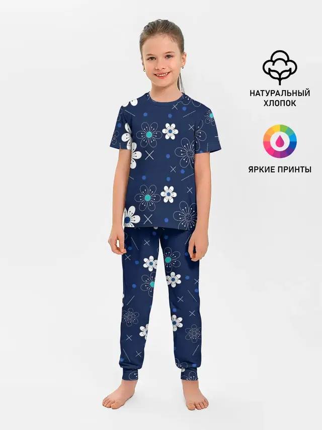 Детская пижама с брюками