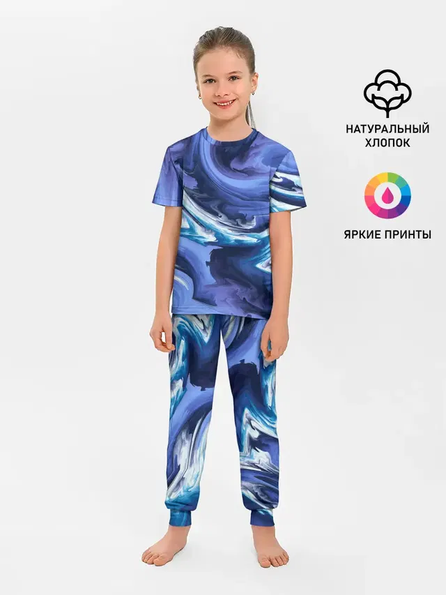 Детская пижама с брюками