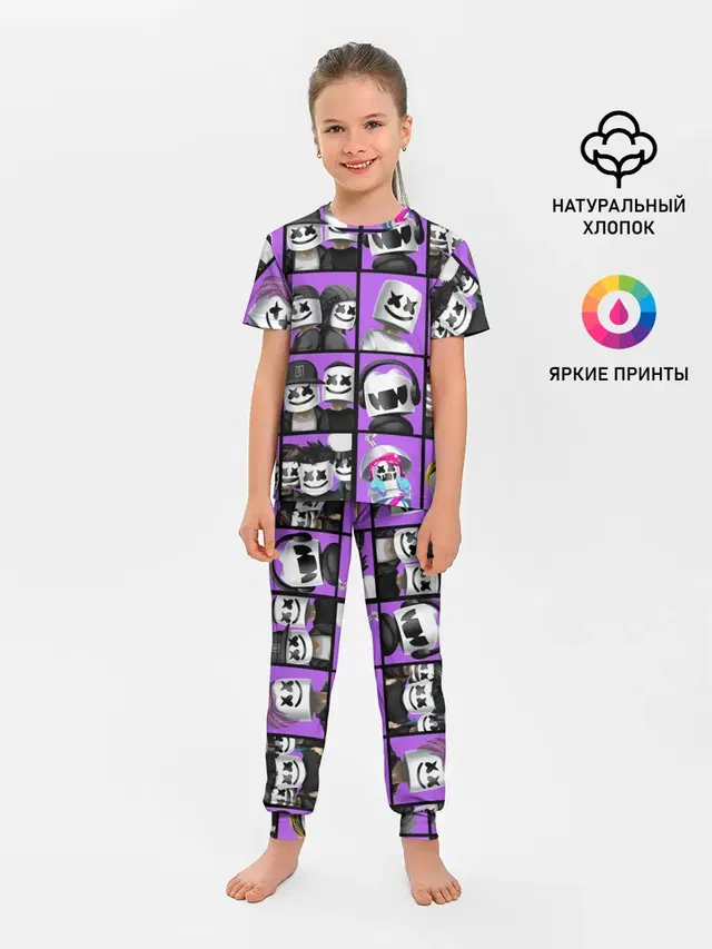Детская пижама с брюками