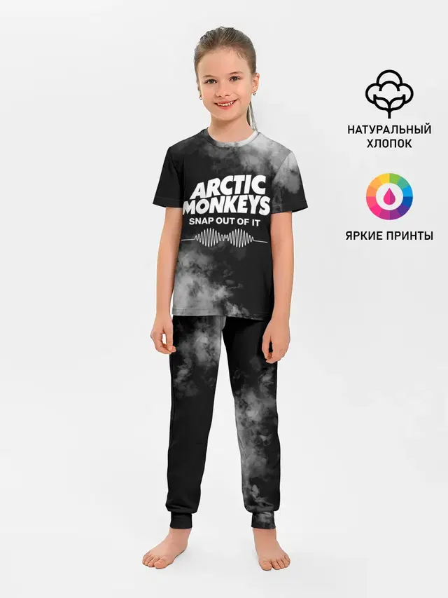 Детская пижама с брюками с принтом «Arctic Monkeys»