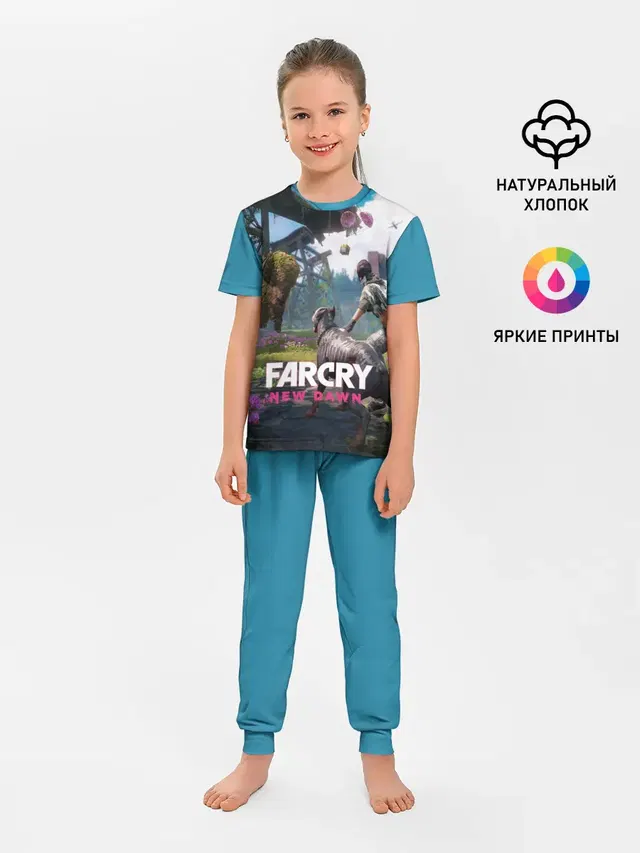 Детская пижама с брюками с принтом «Farcry NEW Dawn»